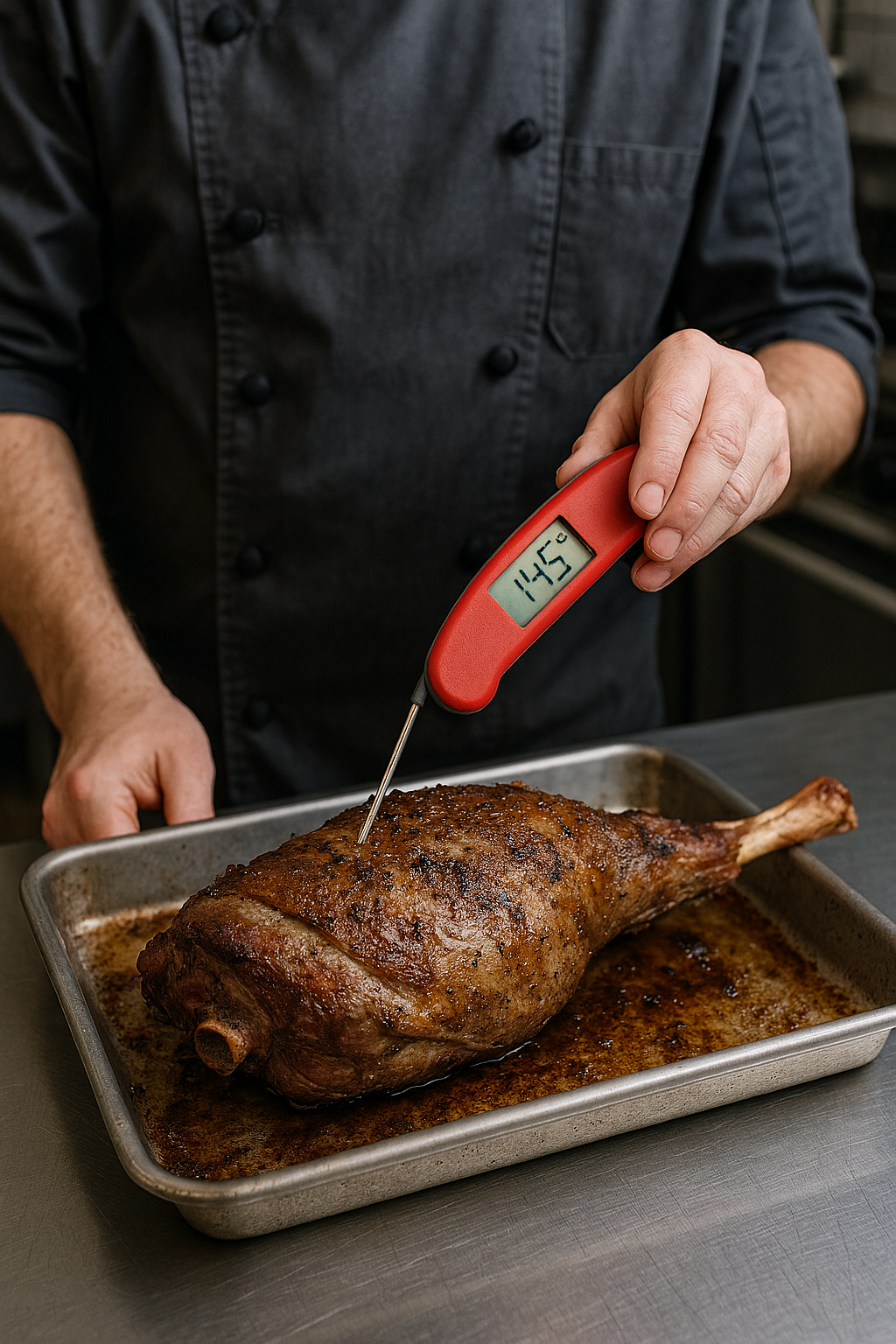 Checking Internal Cooked Temperatures